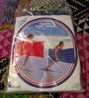 1994 INTEX WET SET Fabric Surf Rider Blue 45x30 59190 New Sealed